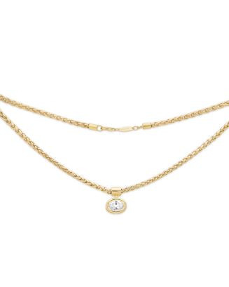 Shashi Bezel Solitaire Necklace, 16.25" | Bloomingdale's Jewelry & Accessories | Bloomingdale's (AU)