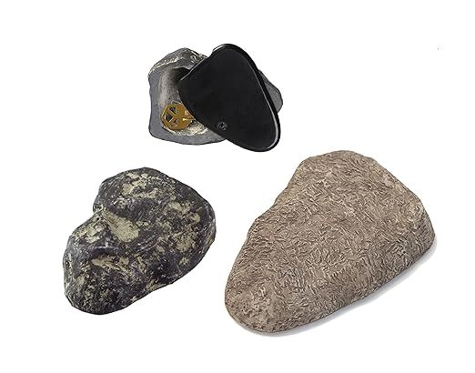 Rock Key Hider, Cash Hider, Medium, Pack of 1, Brown or Gray (90601) | Amazon (US)