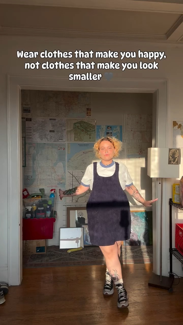 I have a chant… 

And I’ll say it again: you don’t owe anyone thinness! 

Dress up, dance around, eat a big meal and feel at peace. There is so much chaos in this world - don’t let your mind be another hostile place. Create freedom. Create love. Create self acceptance. 

Here’s a little corporate outfit inspo 💗 undershirt is from Cider which is not linkable here! 

Dress is ModCloth handed down from my sister - I linked a few similar here! 

#LTKMidsize #LTKWorkwear #LTKPlusSize