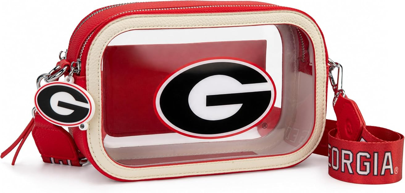 NCAA Clear Bag for Stadium Events - Stadium Approved Crossbody Bag, Clear Stadium Bag for Concert... | Amazon (US)