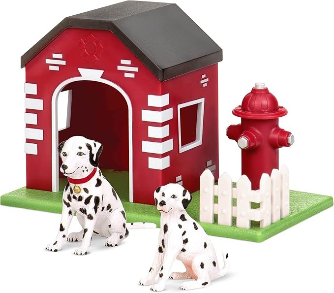 Terra by Battat – Firehouse Dogs - Toy Animal Figure Dog Playset for Kids 3-Years-Old & Up (3 P... | Amazon (US)