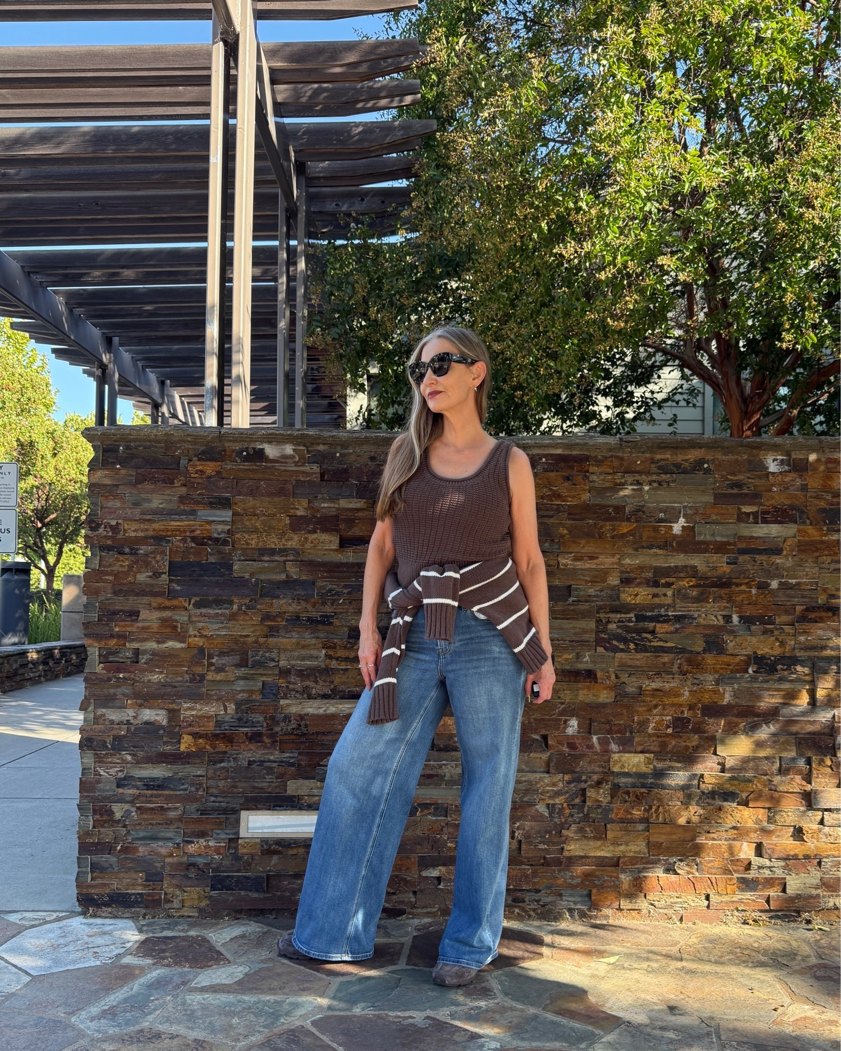 Summer to fall outfit. #summertofall #falltransition #brown #casualootd #styleover50 #retiredlife

#LTKdayinmylife #LTKOver40 #LTKMidsize