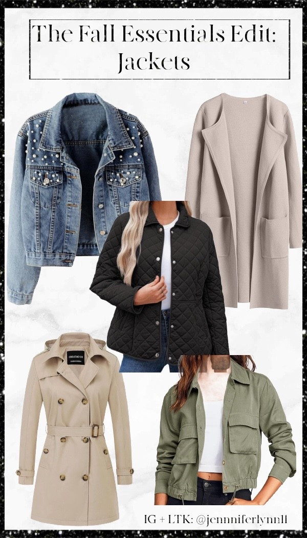 The perfect collection of jackets to get you through the Fall season in style!

#LTKFindsUnder50 #LTKWorkwear #LTKSeasonal