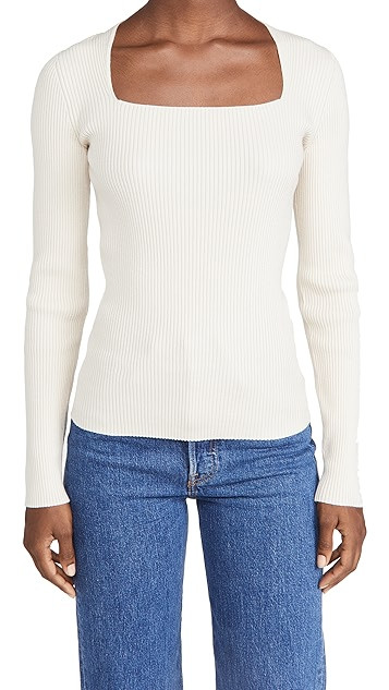 Portrait Neck Pullover | Shopbop