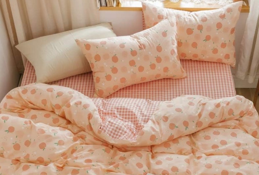 Playful fruit prints, soft cotton, and sunlit cozy charm. ☀️🍋🍊 This cheerful duvet set brings a fresh, bright feel that fits right into a warm citrus summer home. Perfect for a teen or spare bedroom. 

Sweeten up your space.🍑

#LTKHome #LTKU #LTKSeasonal