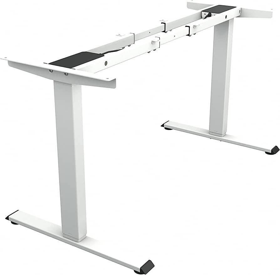 TOPSKY Dual Motor Electric Adjustable Standing Computer Desk for Home and Office (White Frame onl... | Amazon (US)