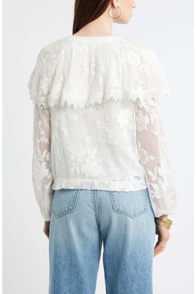 Lace Button-Up Shirt (Women) | Nordstrom | Nordstrom