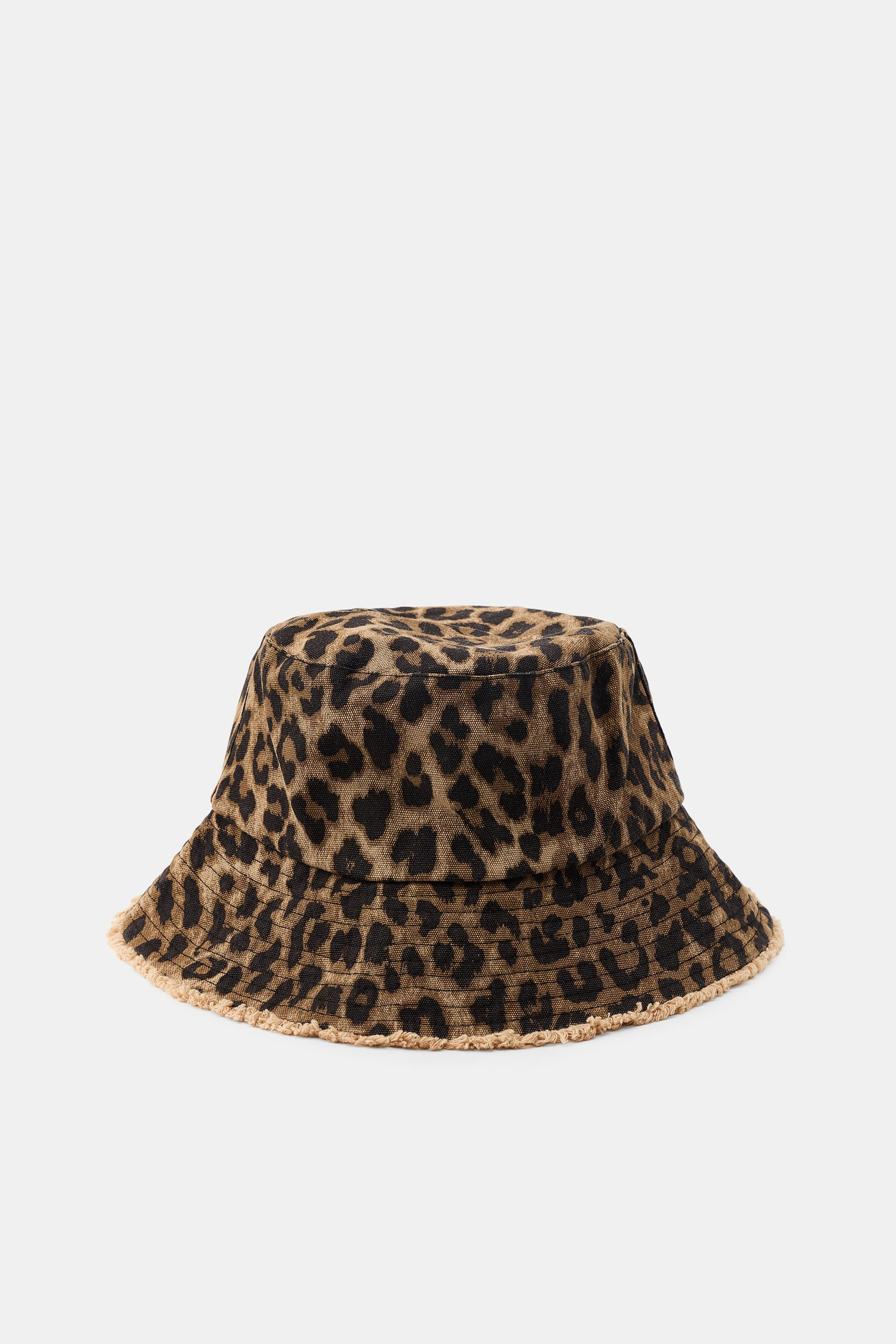 ANIMAL PRINT BUCKET HAT | Zara US