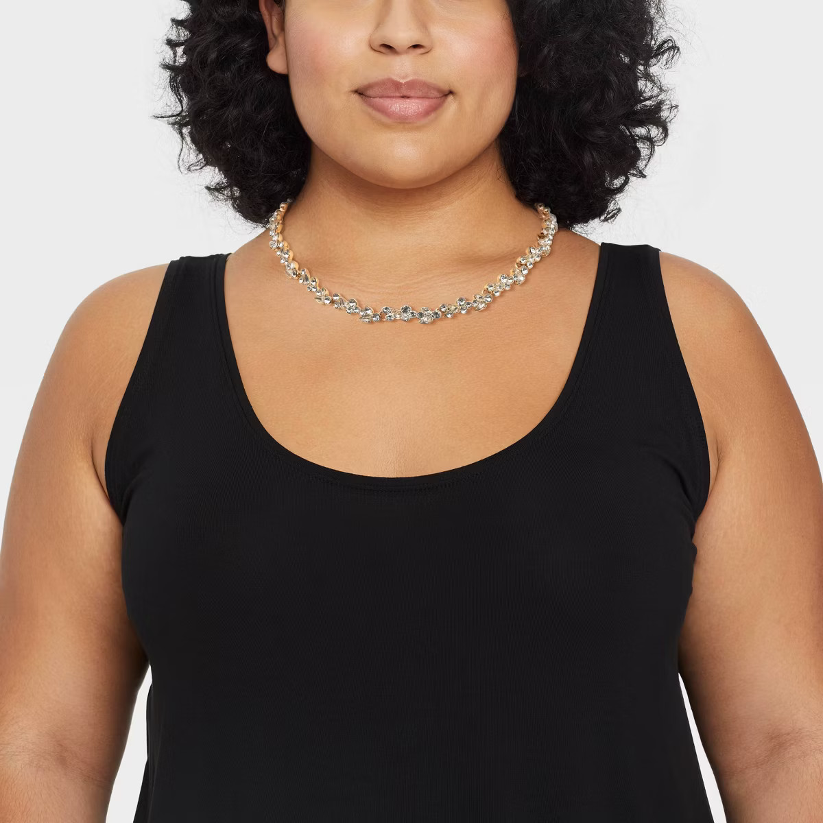 Statement Vine Tennis Necklace - A New Day™ Gold | Target