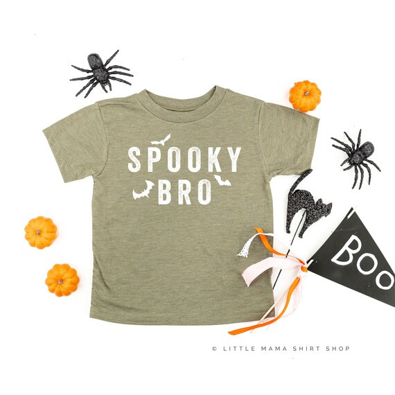 Spooky Bro  Toddler Halloween Shirts  Kids Halloween Shirt  | Etsy | Etsy (US)