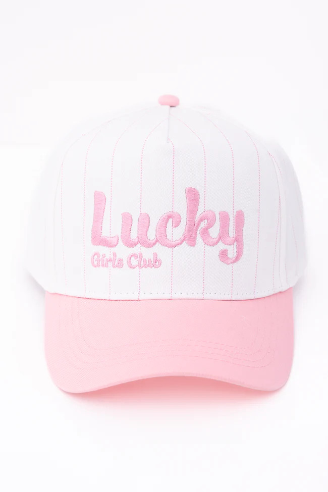 Lucky Girls Club Trucker Hat | Pink Lily