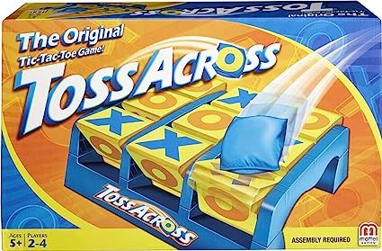 Toss Across Kids Outdoor Game, Bean Bag Toss for Camping and Family Night, Get Three-In-A-Row for... | Amazon (US)