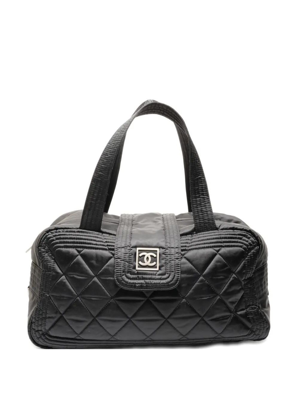 CHANEL Pre-Owned 2005-2006 Sport Line Boston tote bag - Black | Farfetch Global