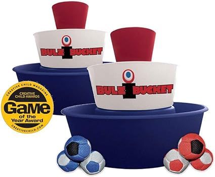 BULZiBUCKET Special Edition (Red, White & Blue) - Next Generation Cornhole - Hacky Sack/Bean Bag ... | Amazon (US)