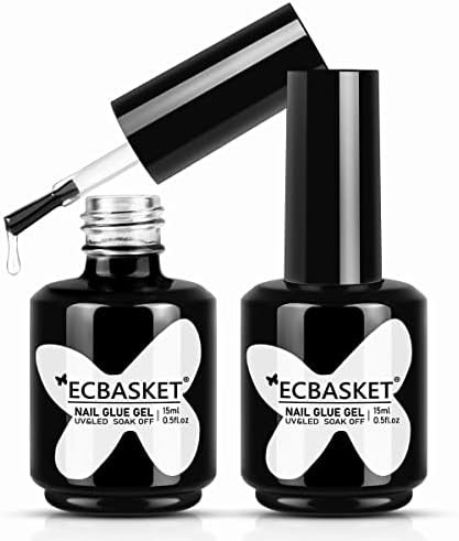 Gel x Nail Glue, 2PCS 15ML Gel Nail Glue, Curing Needed Nail Gel Glue, 3 in 1 Multi-Functional Ge... | Amazon (US)