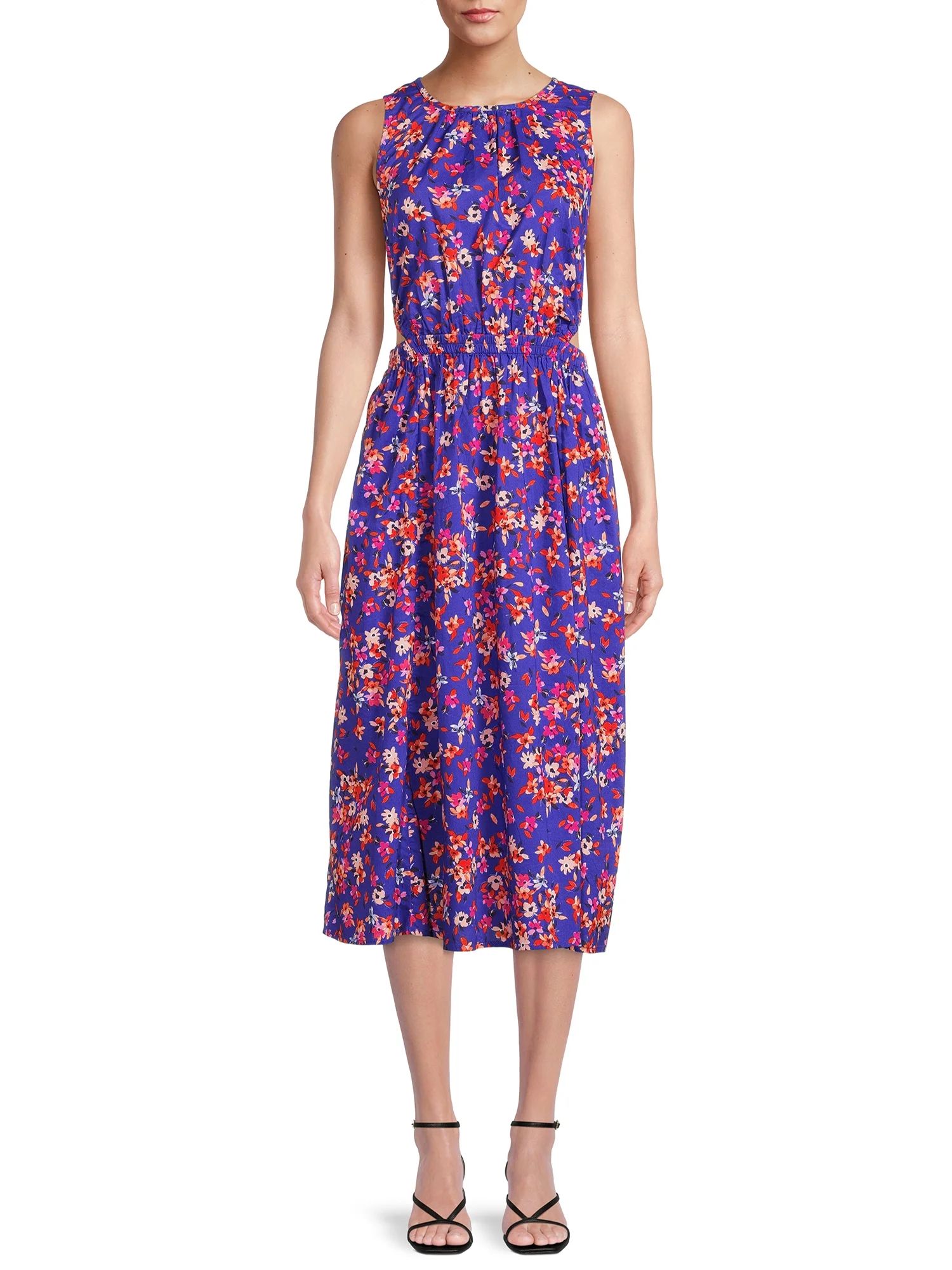 Beachlunchlounge Women’s Sleeveless Maxi Dress with Side Cutout Detail | Walmart (US)