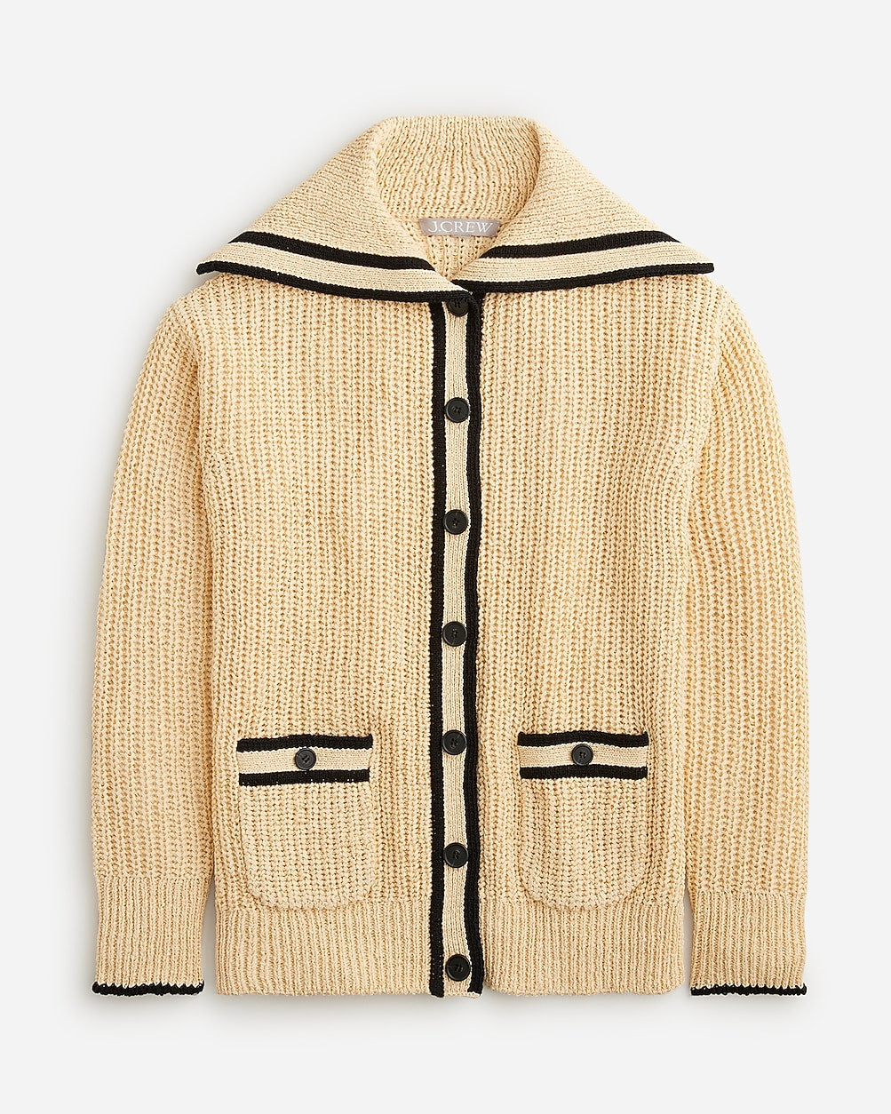 Textured sailor cardigan sweater | J. Crew US