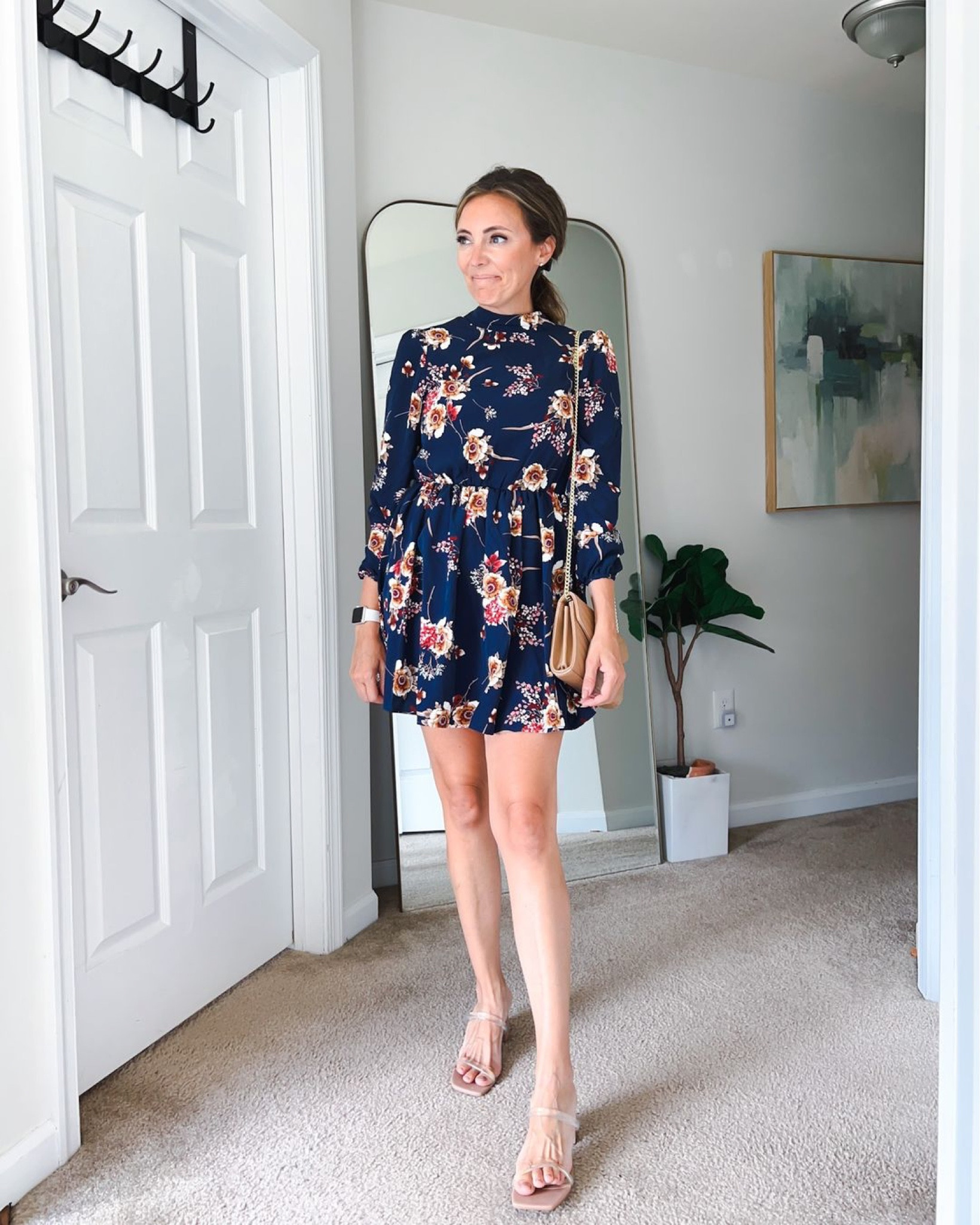 This is a fun and flirty dress for fall!  It is a little on the shorter side, so I recommend sizing up.  I think a M would fit me better. 
You can't go wrong with the 💲!  -- under 3️⃣6️⃣!!

School Supplies
Backpacks
Nursery
Maternity
Teacher
Kitchen
Belt Bag
Wedding
Travel
Concert Outfit
White dress
White jeans
Swimsuit
Sandals
Bedroom 
Beach outfit
Patio
Jean shorts
Business Casual
Home Decor
Coffee table
Swim
Sunglasses
Loverly Grey
Amber Massey
Shorts
Outdoor rug
Wide leg pants
Patio Furniture
Vacation outfits
Spring Trends
Primary bedroom
Living room decor
Beach vacation
Spring trends 
Spring outfit
Fleece joggers
Wedding guest dresses
Beach outfit
Workwear
Winter outfit
Kitchen decor
Workout gear
Athletic wear
Sneakers
Laura Beverlin
The Sister Studio
Home Decor
Winter fashion
Living room decor
Black jeans
Midi Dress
Target style
holiday gifts
Amazon fashion
amazon finds
living room
home decor
wedding guest dresses
Nordstrom
Workwear

#LTKSeasonal #LTKsalealert #LTKstyletip