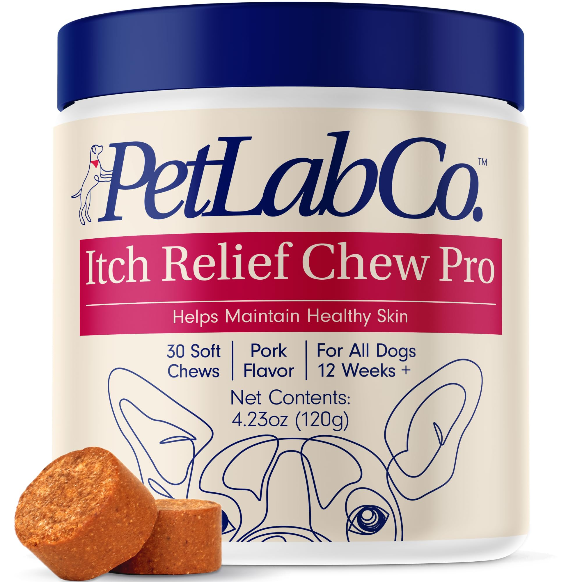 PetLab Co. Itch Relief Chew Pro – Itch Relief Chews for Dogs – Omega 3 for Dogs Itch Suppleme... | Amazon (US)