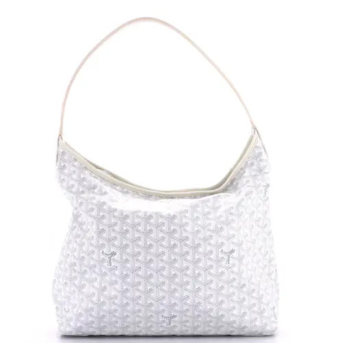 Pre-Owned Goyard Boheme Hobo Coated Canvas in White at Nordstrom, Size Medium | Nordstrom