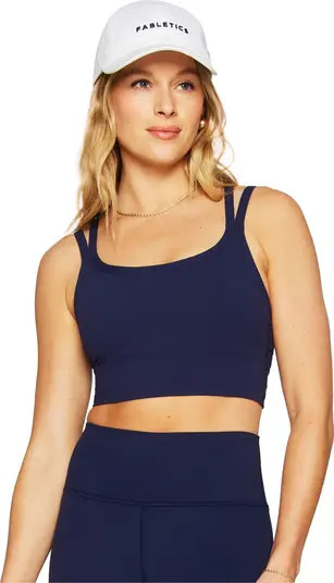Fabletics Principal Longline Medium Impact Sports Bra | Nordstrom | Nordstrom