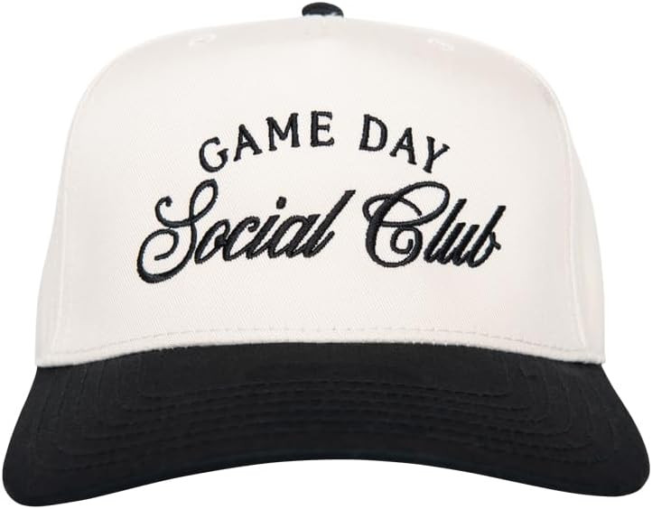 KATYDID Game Day Social Club Vintage Hat - Two-Toned Trucker Hat - Embroidered Vintage Baseball Cap for Women - Snapback | Amazon (US)