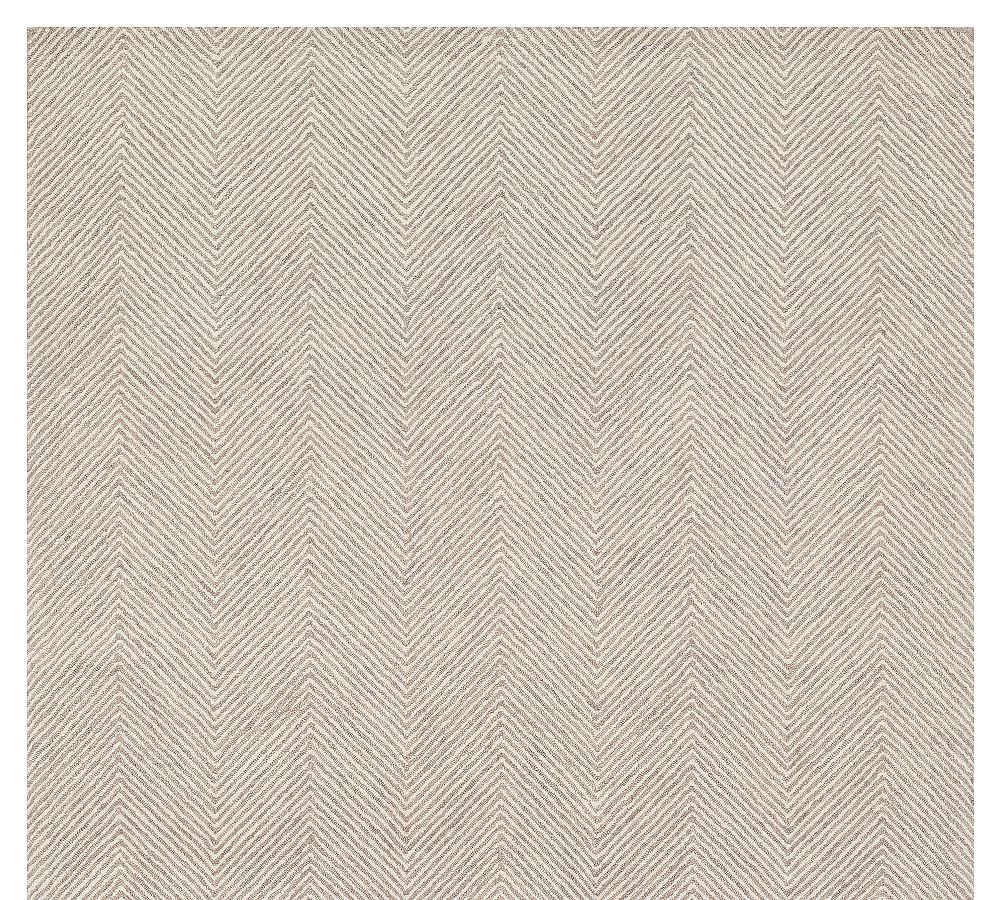 Iweala Handcrafted Chevron Rug | Pottery Barn (US)