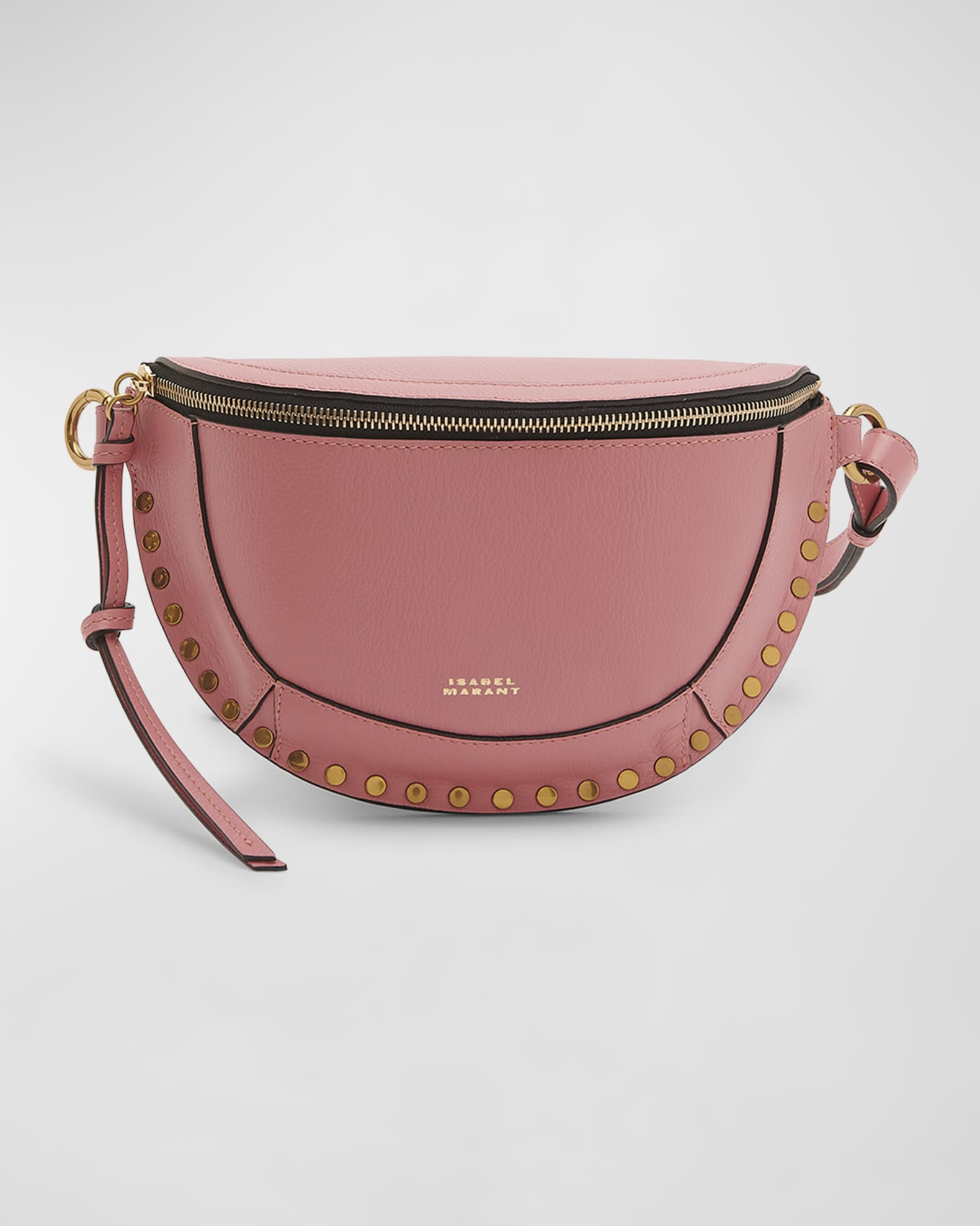 Isabel Marant Skano Studded Leather Shoulder Bag | Neiman Marcus