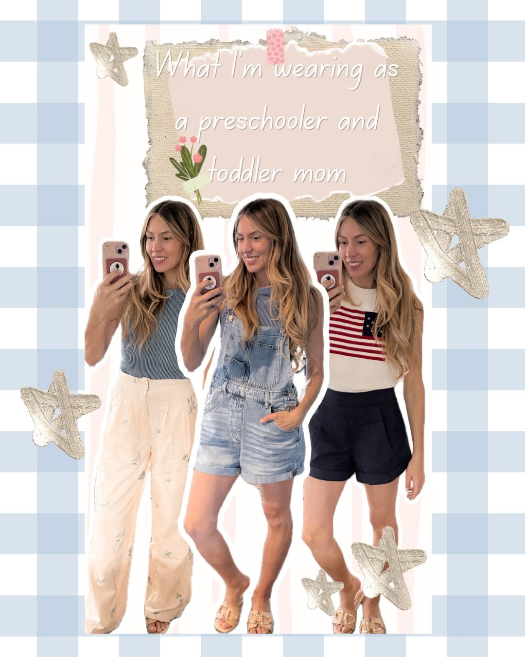 Summer outfits as a mom of a preschooler and toddler. ☀️

I need outfits that can handle playground runs, library days, Target trips, dance and gymnastics classes, sticky toddler hugs, and everything in between—while still making me feel put together.

These are the looks I’ve been reaching for on repeat this summer: comfortable, practical, and mom-life approved.

Which one would you wear? 🤍👇

#MomStyle #SummerOutfits #MomFashion #ToddlerMom #PreschoolMom