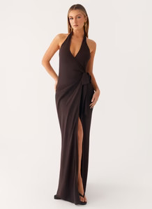 So Chic Maxi Dress - Cool Chocolate | Peppermayo (Global)