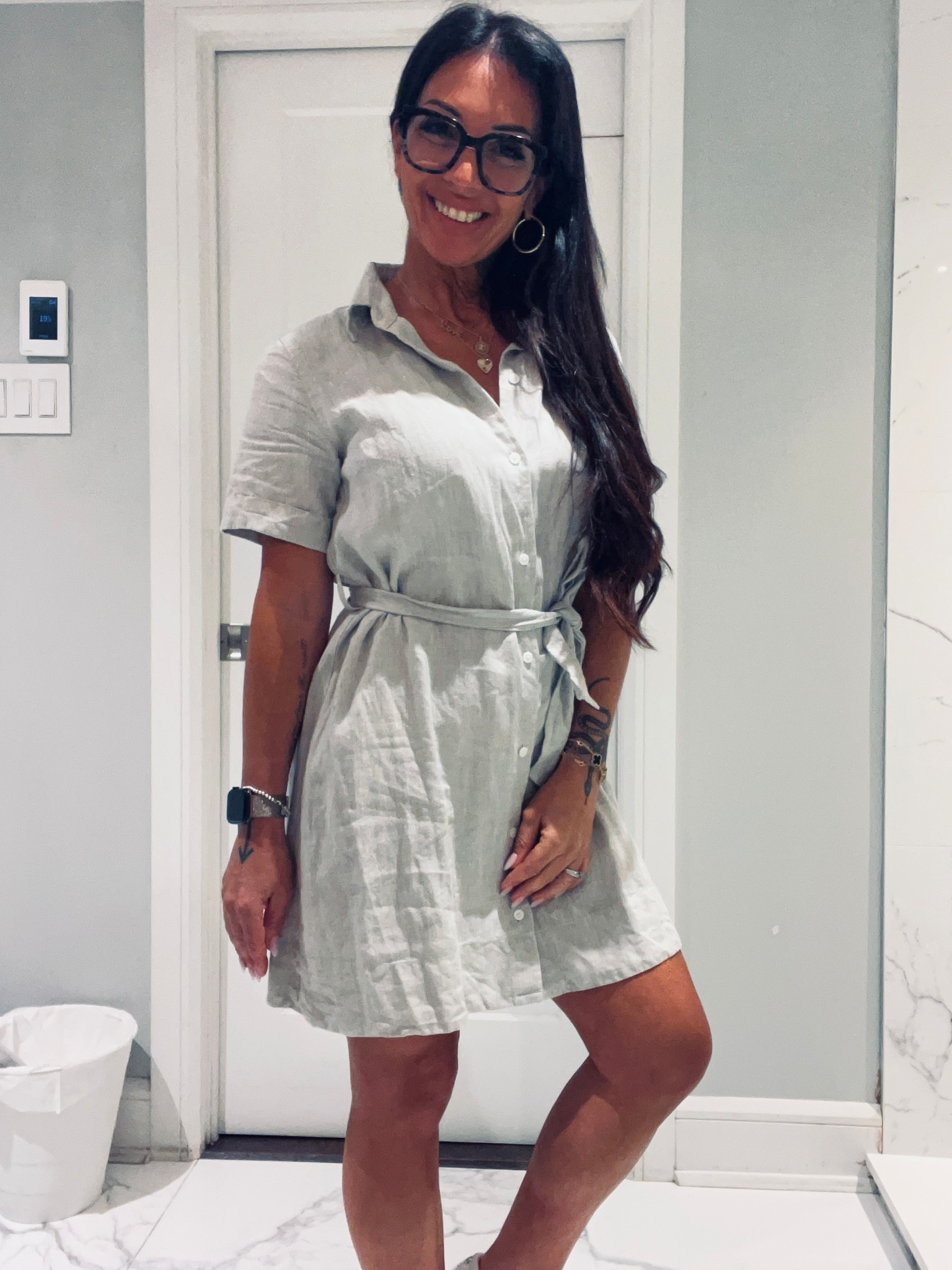 Aritzia Eleta linen dress 