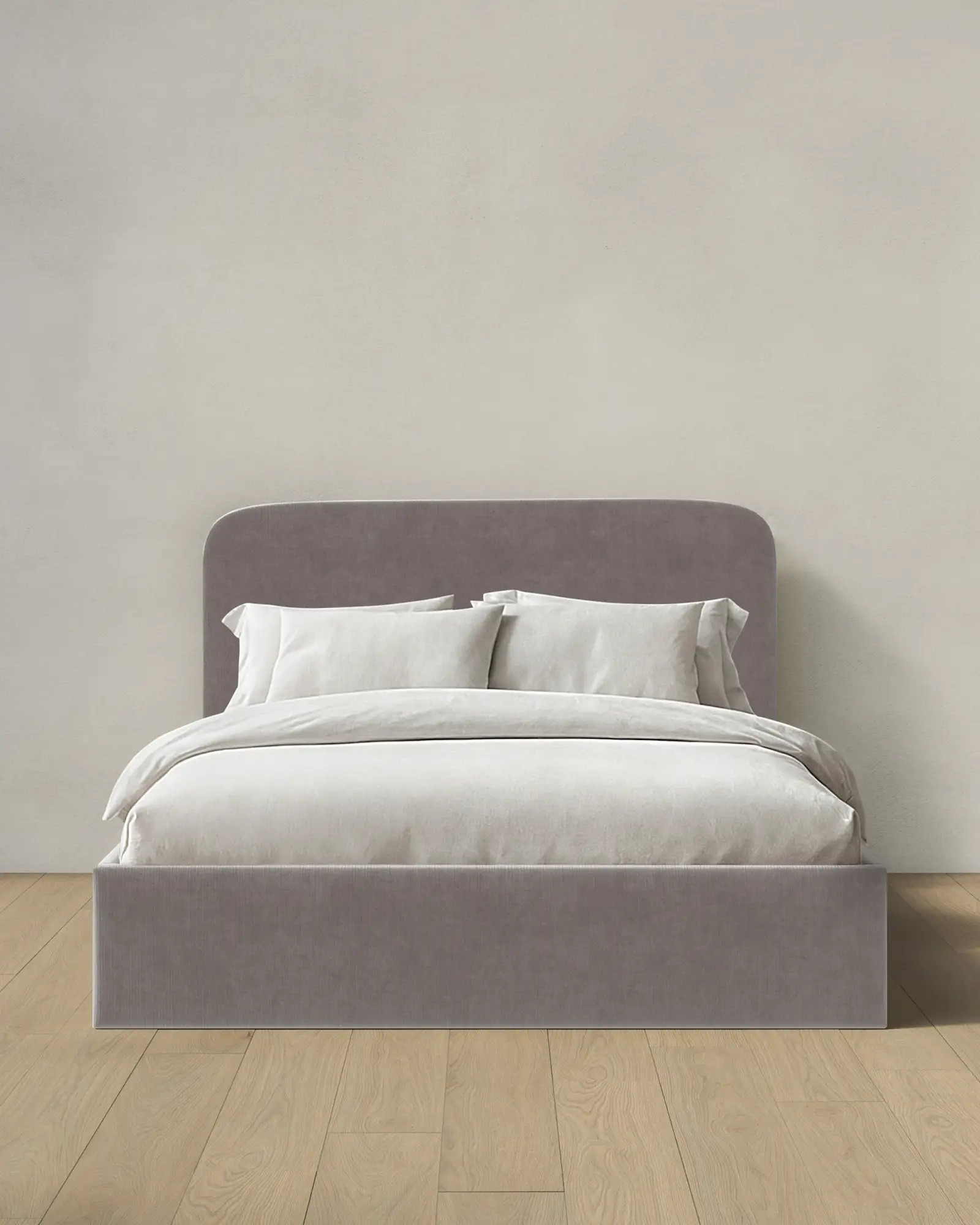 Curved Bed in Performance Velvet | Quince