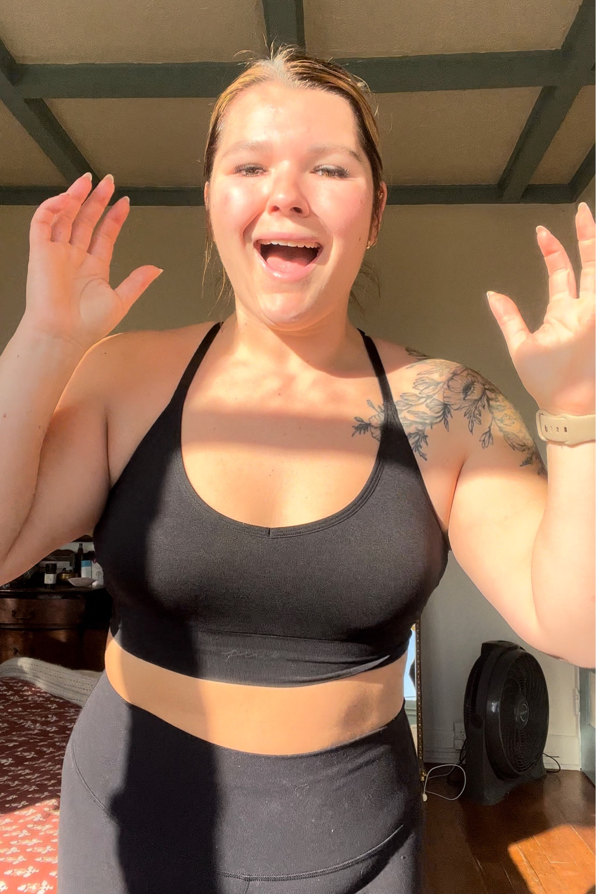 Movement fit of the day including this VS pink sports bra in size XL (color is black smooth) currently on sale for under $18! and lululemon align leggings in size 10

#LTKsalealert #LTKcurves #LTKfit