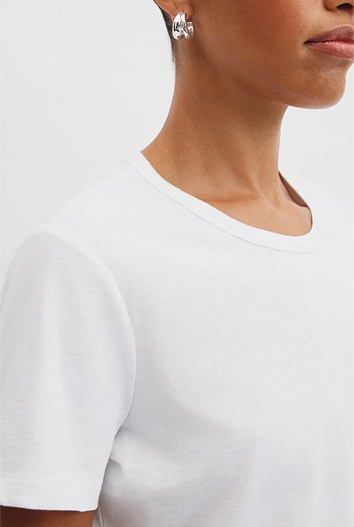 Australian Cotton Slub Short Sleeve T-Shirt | Country Road