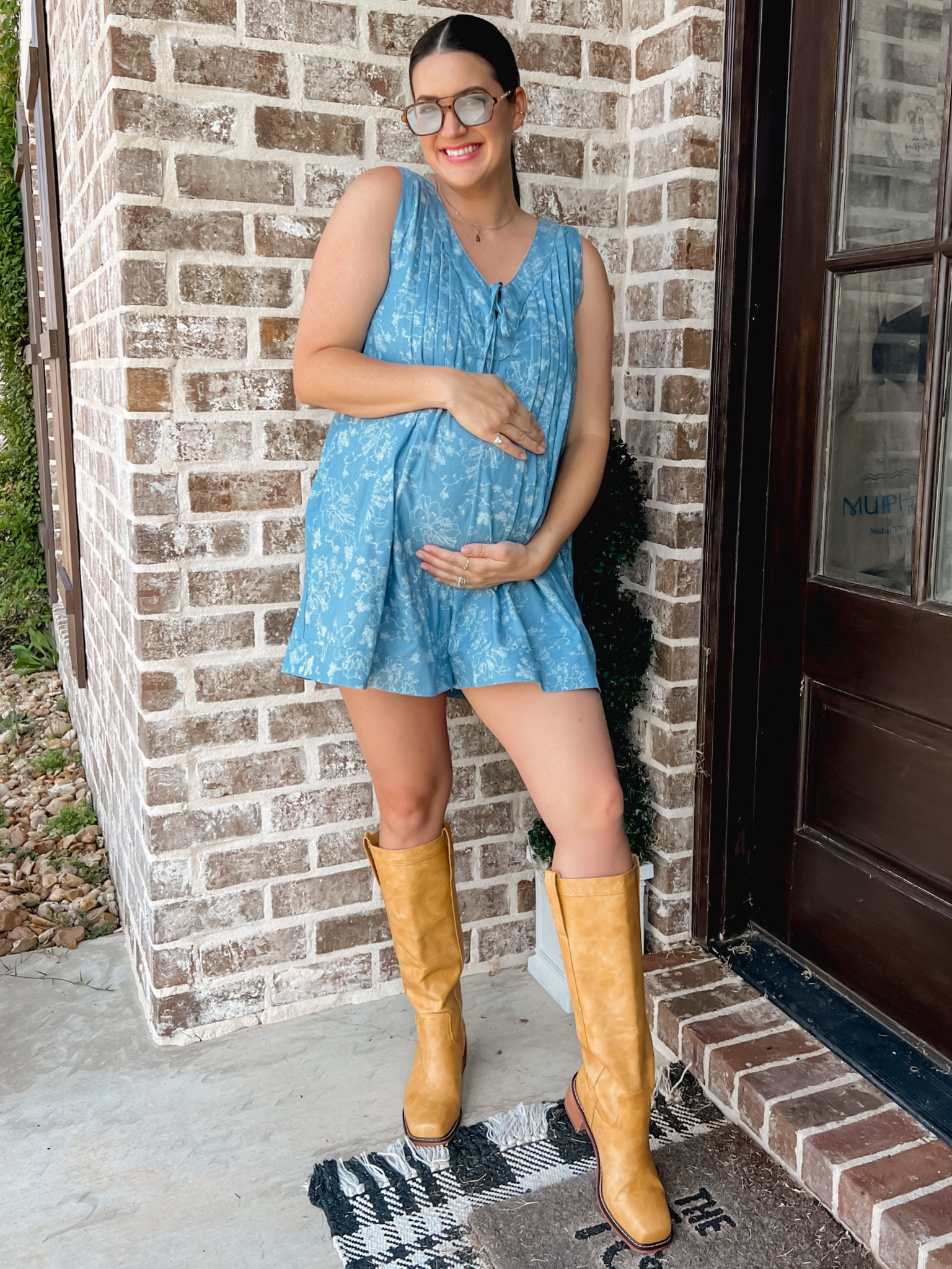 Size medium for romper! TTS on shoes! 