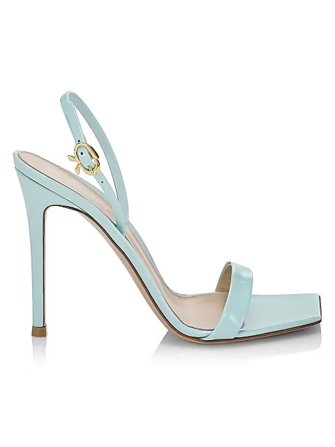 Vernice Ribbon Patent Leather Sandals | Saks Fifth Avenue