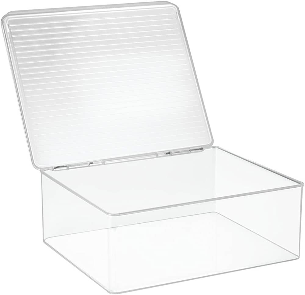 iDesign Kitchen Binz Stackable Box 14cm x 17cm x 18cm, Clear, 29.2 x 34.3 x 12.7 | Amazon (US)