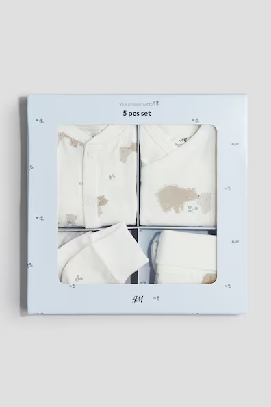 3-piece Cotton Jersey Gift Set | H&M (US + CA)