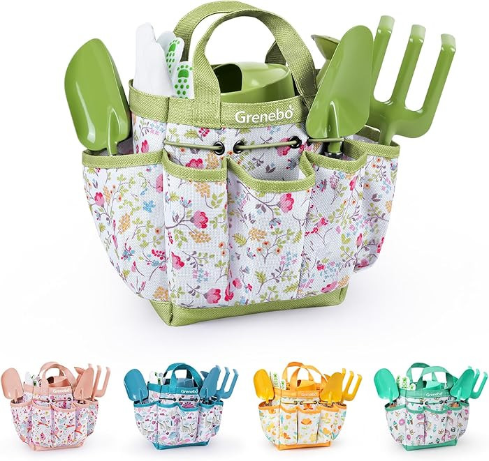 Kids Gardening Set Toys, Quality Garden Tool Kit for Kids and Toddlers, Includes Two Shovels, Gar... | Amazon (US)