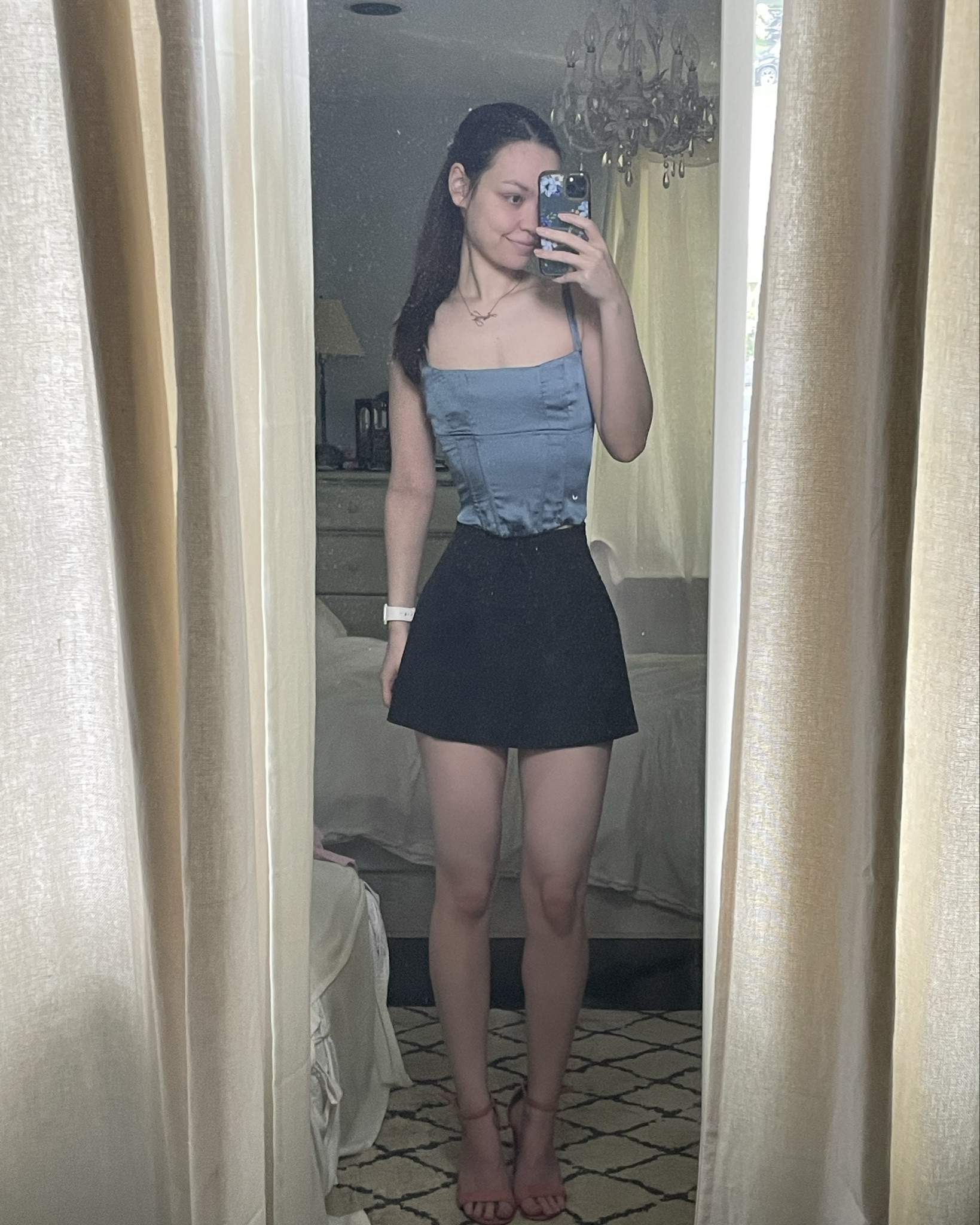 Going out outfit

Princess Polly Zora Satin Corset Top - Blue Size US 2
Lululemon Align Skirt - Black Size 2

Measurements: 5’5, 105lbs, 30-24-34

#LTKpartywear #LTKdresses #LTKsale