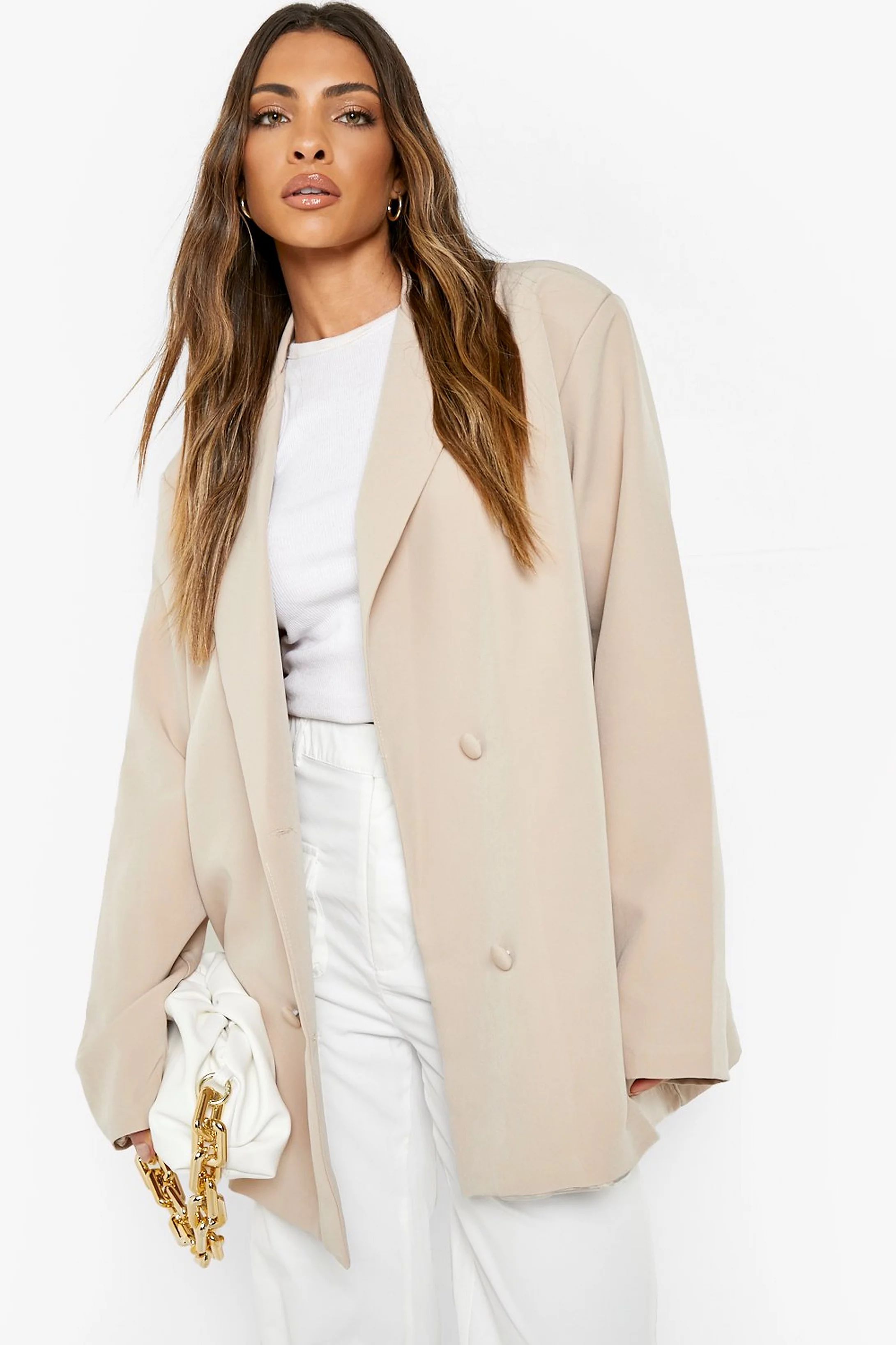 Double Breasted Oversized Blazer | Boohoo.com (US & CA)