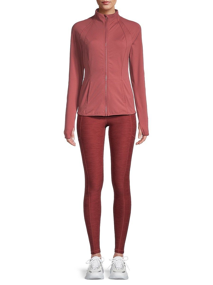 Yogalicious Women's 2-Piece Zip-Up Jacket & Leggings Set - Red - Size XXL | Saks Fifth Avenue OFF 5TH