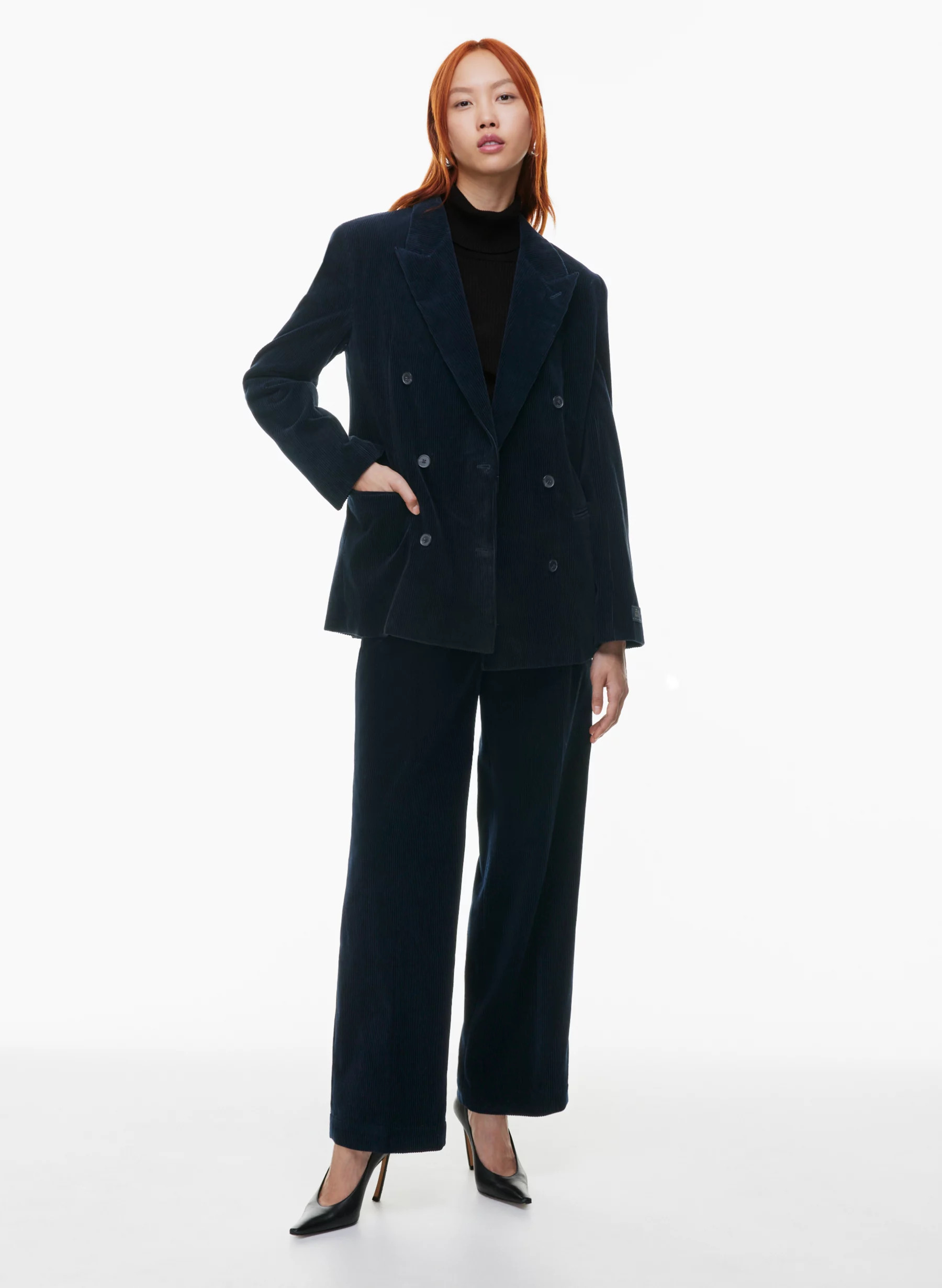URBAN CORDUROY BLAZER | Aritzia