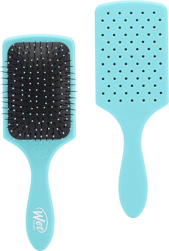Wet Brush Paddle Detangler Hair Brush, Amazon Exclusive Aqua - Ultra-Soft IntelliFlex Bristles wi... | Amazon (US)