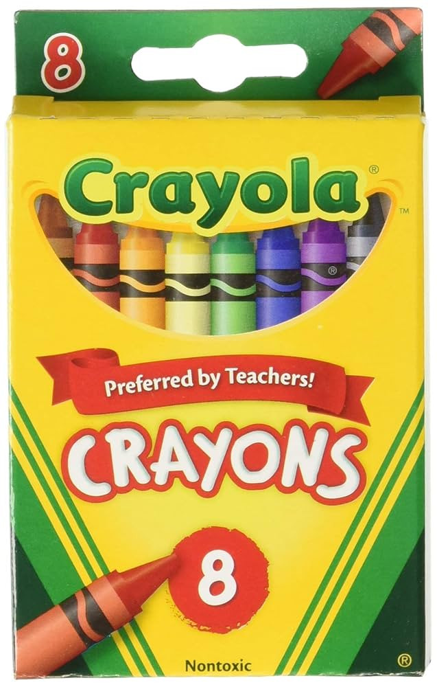 Crayola Crayons 8ct, 8 Count (Pack of 6), Assorted | Amazon (US)