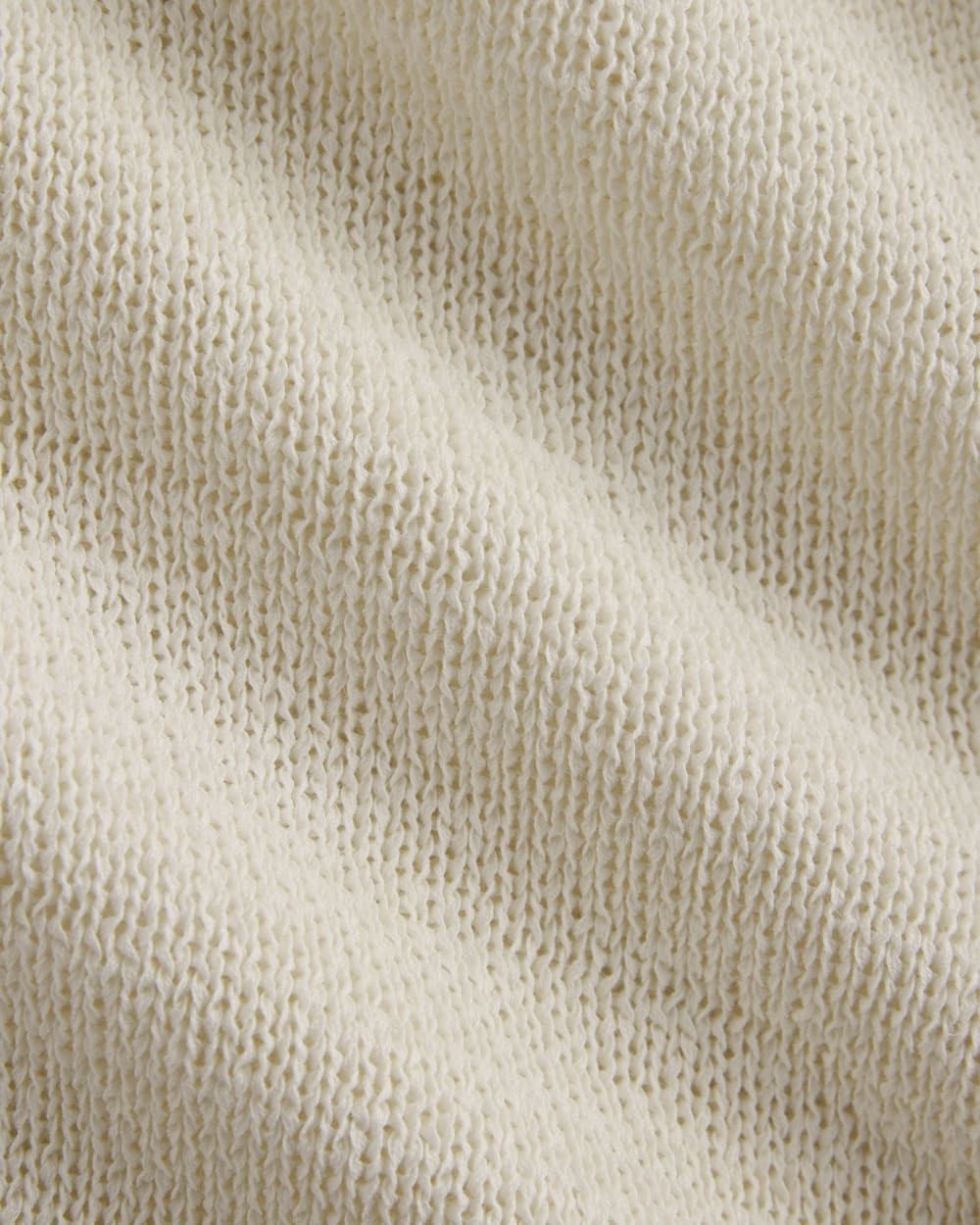 Wide-Neck Crew Sweater in Tape Yarn | Bone | Everlane