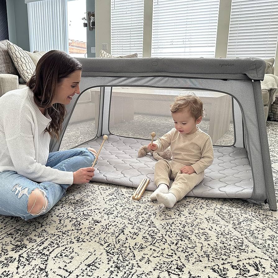 Newton Baby Travel Crib and Play Yard - 100% Breathable & Washable Portable Playpen | Largest-in-... | Amazon (US)