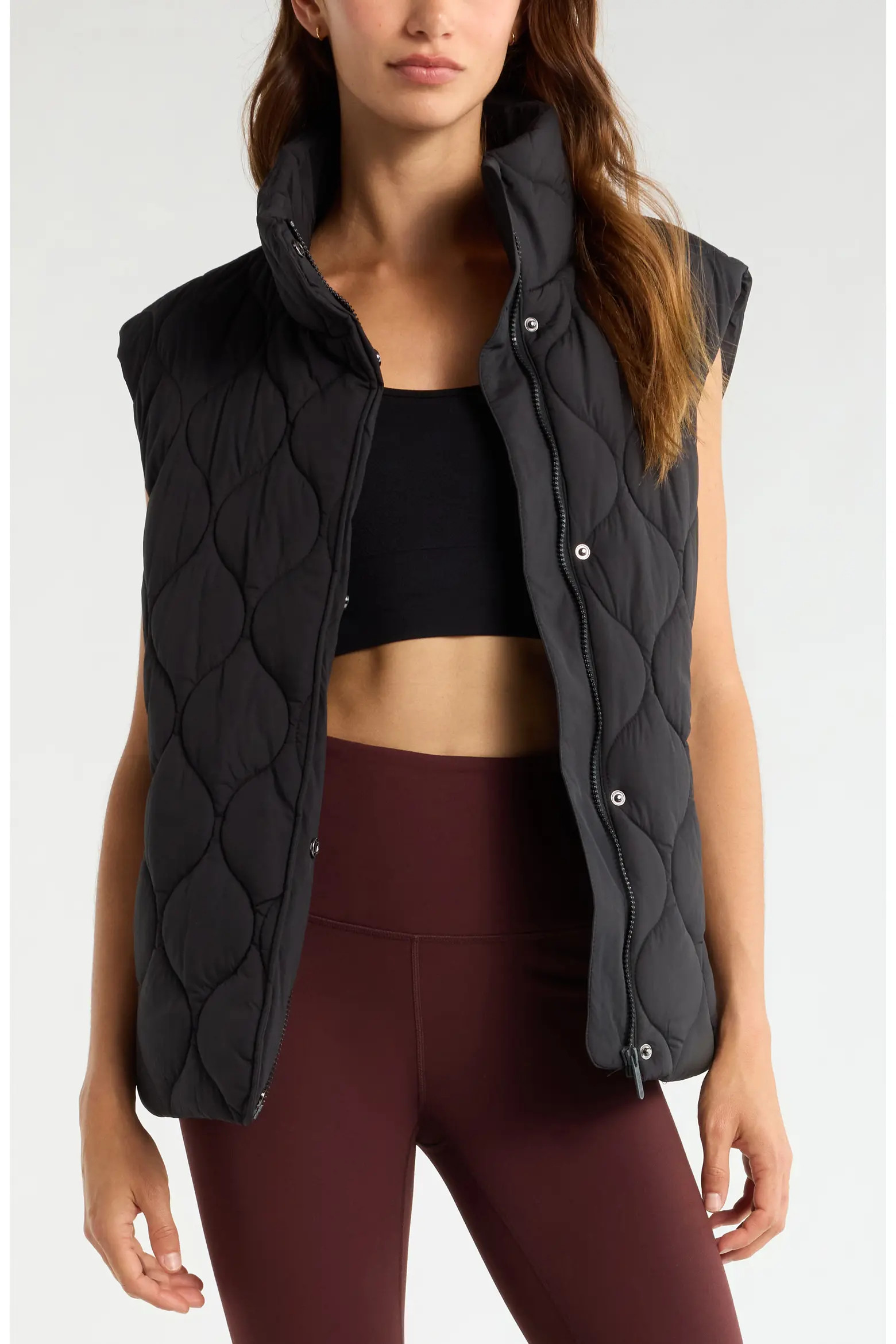 Skyline Belted Puffer Vest (Women) | Nordstrom | Nordstrom