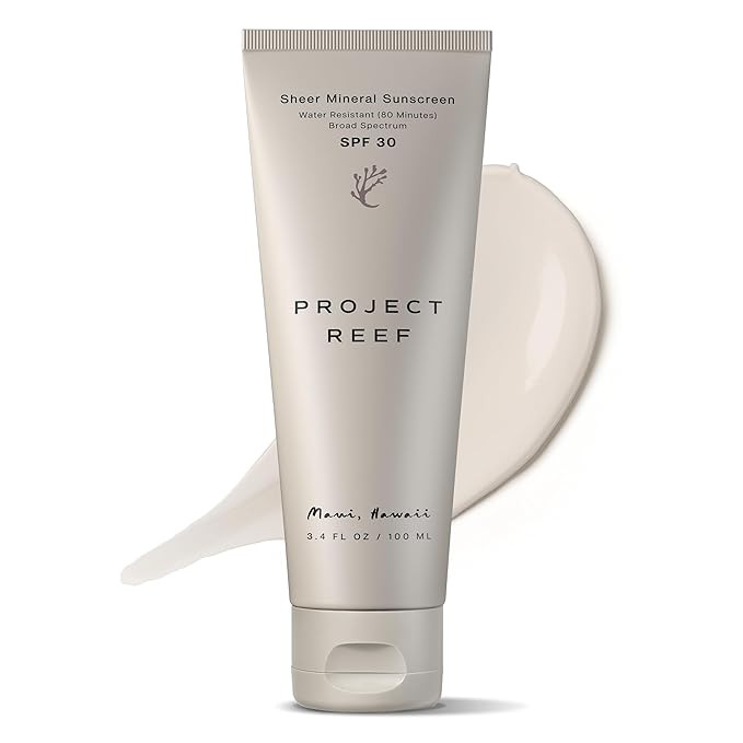 Project Reef SPF 30 Mineral Sunscreen Lotion – Hawaii Reef Act 104 Compliant Zinc Sunscreen wit... | Amazon (US)