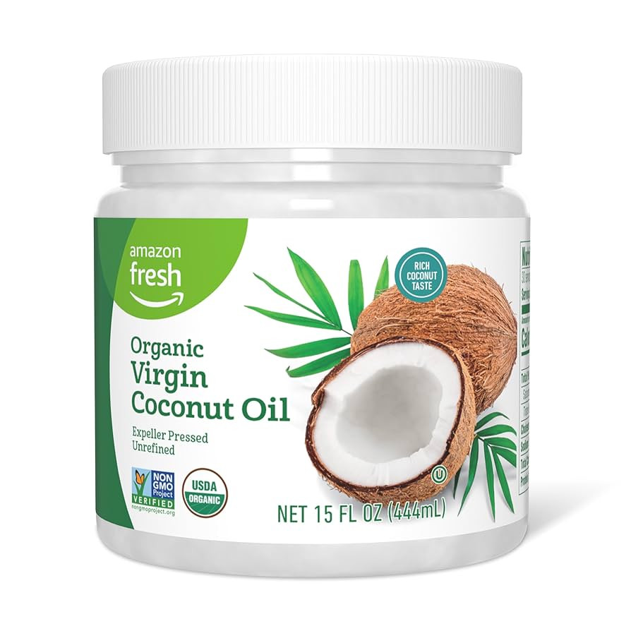Amazon Fresh, Organic Virgin Coconut Oil, 15 Fl Oz (Previously Happy Belly, Packaging May Vary) | Amazon (US)